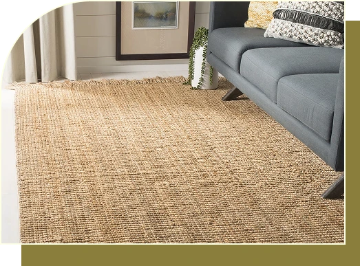 Natural textured sisal rugs closeup