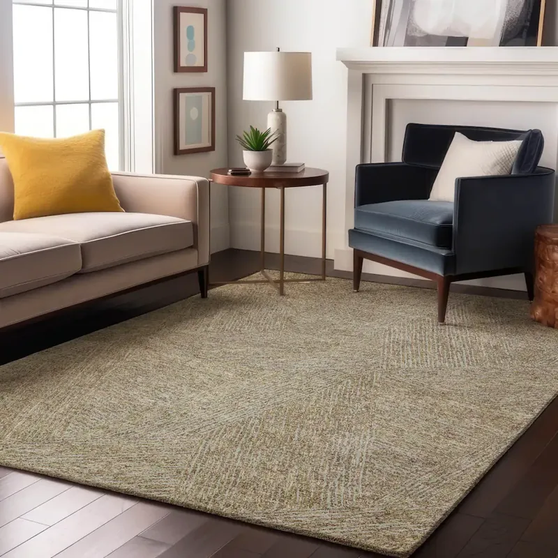 Neutral livingroom rug