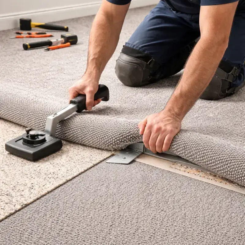 Professional carpet fitting service